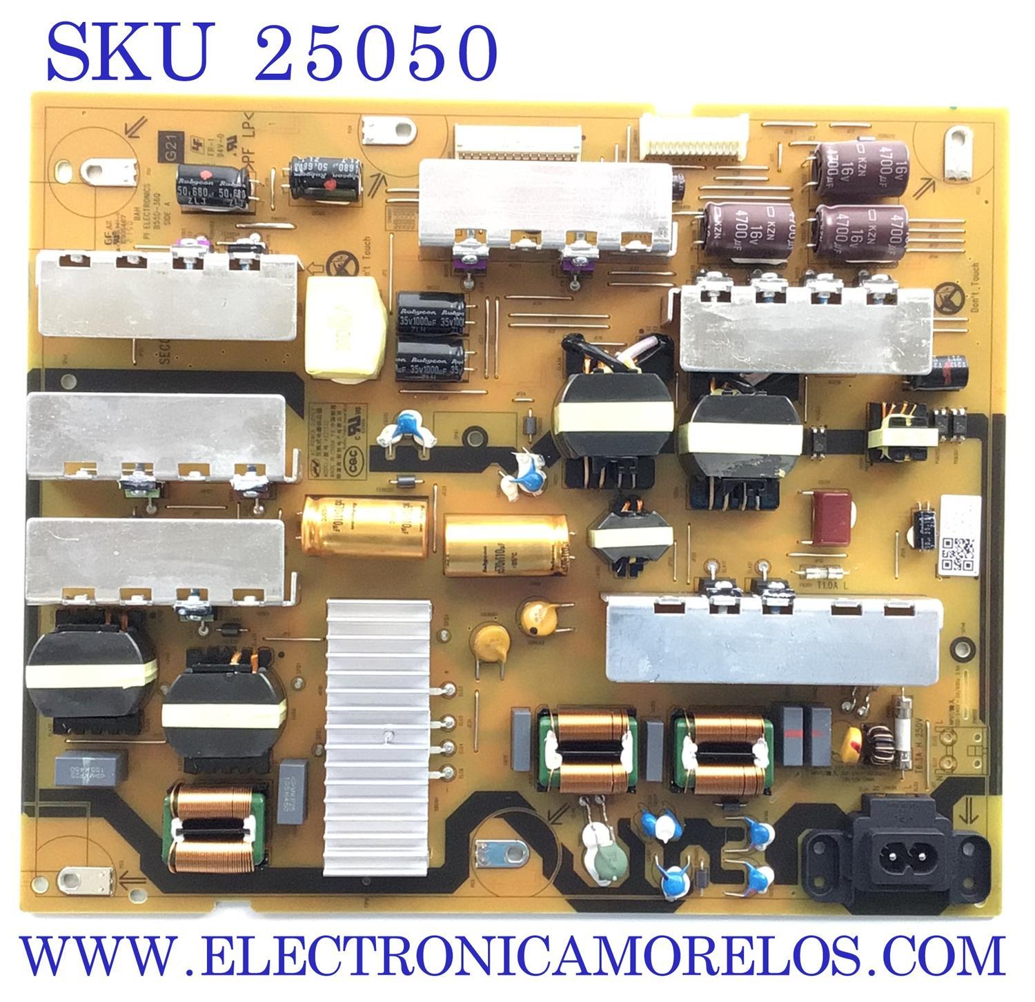 FUENTE DE PODER ORIGINAL PARA TV SONY / NUMERO DE PARTE 1-013-618-21 / B55D-36Q / 101361821 / AC21332-1LF / PANEL YDCM055DCS11 / MODELO XR-55X90K / XR55X90K / XR-55X90CK